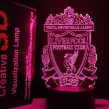 Liverpool 3D lampe - 3D lamper - 3