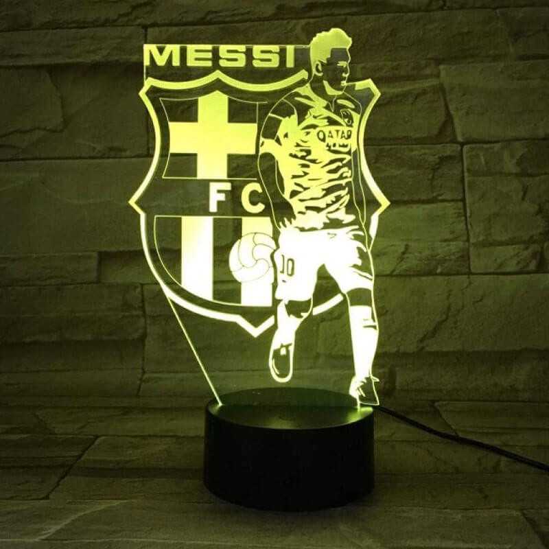 Messi 3D lampe | Hurtig levering | Fantastisk ⚡