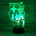 Messi 3D fodbold lampe - 3D lamper - 4