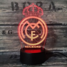 Real Madrid 3D fodbold lampe - Alle gadgets - 3