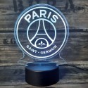 PSG fodboldklub 3D lampe - 3D lamper - 1