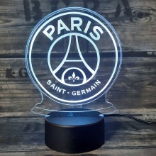 PSG fodboldklub 3D lampe