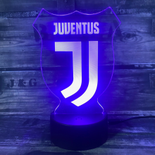 Juventus 3D fodbold lampe - 3D lamper - 4