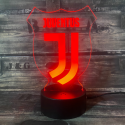 Juventus 3D fodbold lampe - 3D lamper - 5