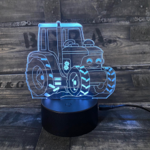 3D traktor lampe - 3D lamper - 1