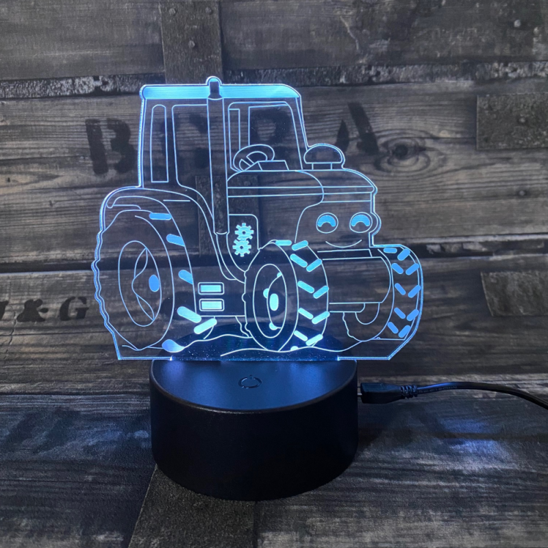 Billede af 3D traktor lampe