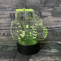 3D traktor lampe - 3D lamper - 5