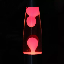 Lavalampe med lys og rød lava - Lamper - 1