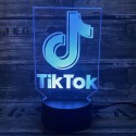 TikTok 3D lampe - 3D lamper - 2