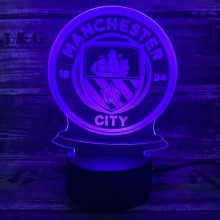 Manchester City 3D lampe - 3D lamper - 5
