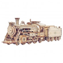 Damplokomotiv 3D puslespil fra Rokr™