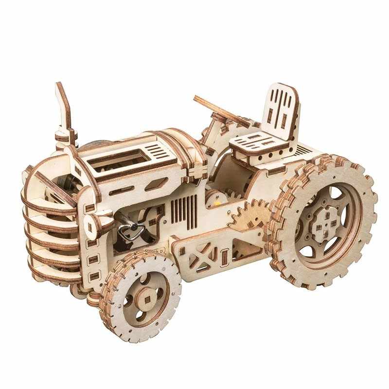 Mekanisk traktor 3D puslespil fra Rokr™ - 3D puslespil - 1