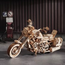 Mekanisk motorcykel 3D puslespil fra Rokr™