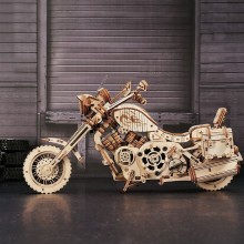 Mekanisk motorcykel 3D puslespil fra Rokr™ - 3D puslespil - 3