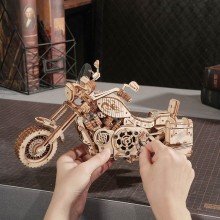 Mekanisk motorcykel 3D puslespil fra Rokr™ - 3D puslespil - 5