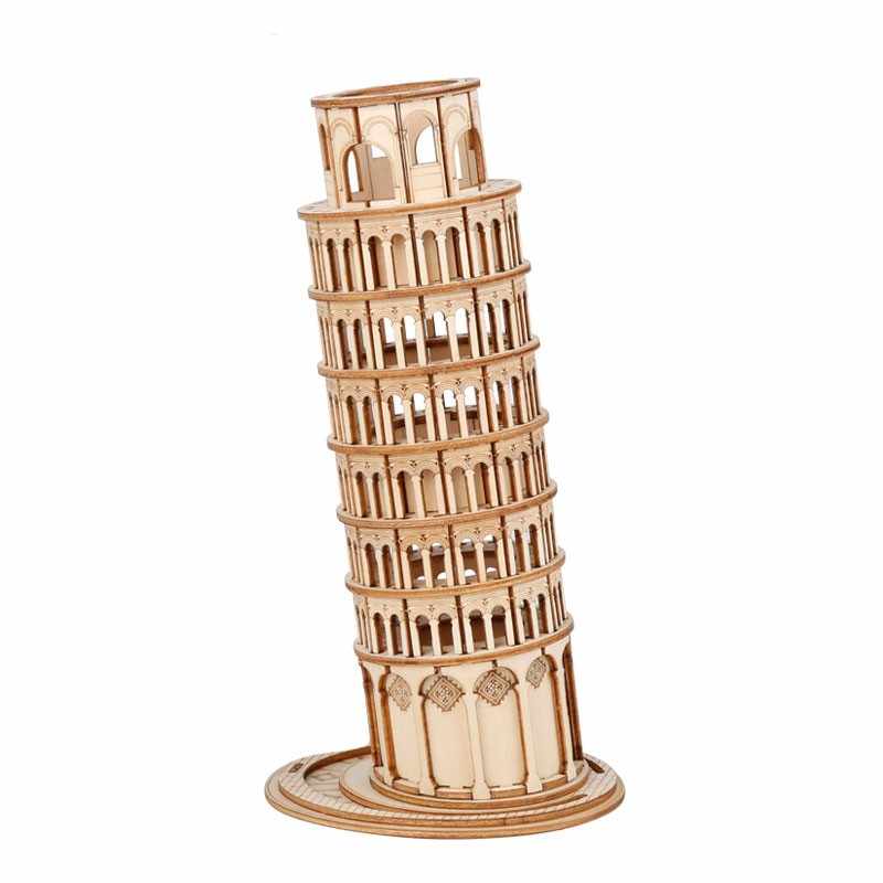 Det skæve tårn i Pisa 3D puslespil fra Rokr™ - 3D puslespil - 1