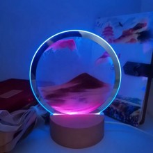 Timeglas LED lampe med sand - Lamper - 4