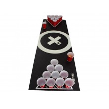 Beer  Pong  spillemåtte  m.  bolde  og  glas - Drukspil - 1
