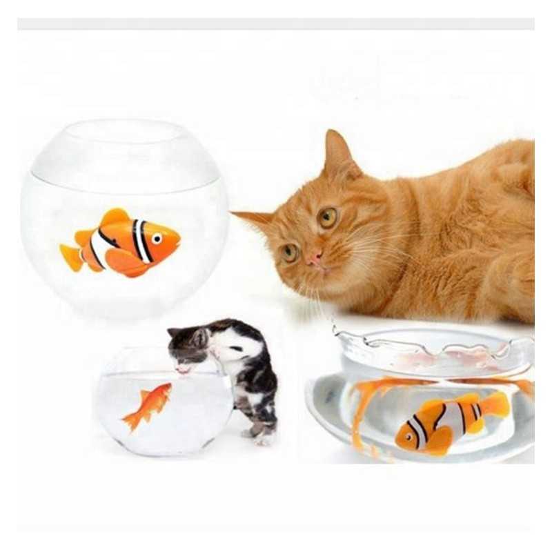 Elektrisk legetøjs fisk til katte | Det SJOVESTE katte legetøj