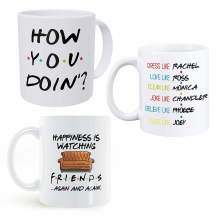 Friends kaffekop med citater - Flere varianter