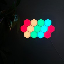 Gamer lys / Honeycomb touch lamper –  6  stk
