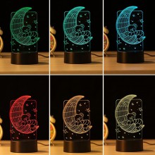 3D  natlampe  til  børn - 3D lamper - 3