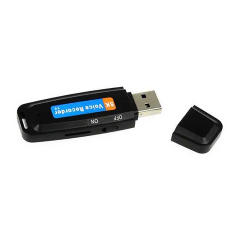 USB  Mini  diktafon  i  sort - Forside - 1