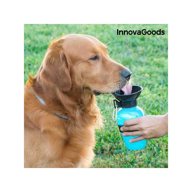 Gaveide? Fantastisk vandflaske med skål til din hund - Den perfekte løsning til vand på farten