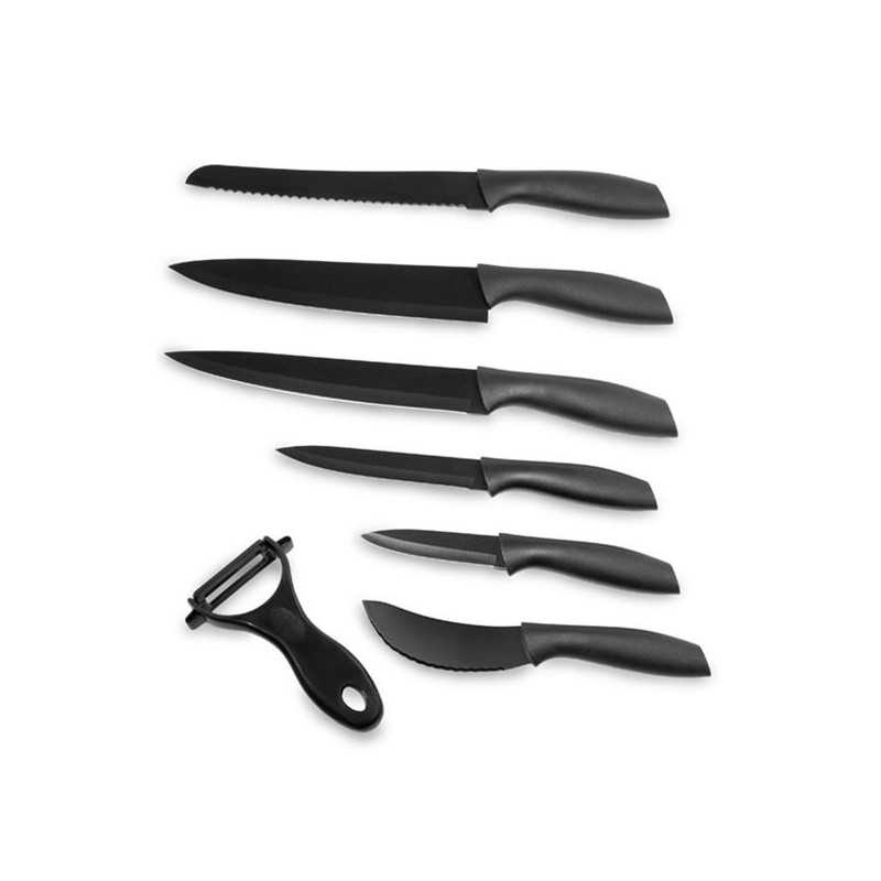 Gaveide? Professionelt knivsæt med 7 forskellige knive og smart opbevaringskart - en perfekt gave til enhver madentusiast