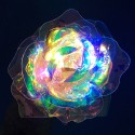 Holografisk rose med LED lys - Forside - 3