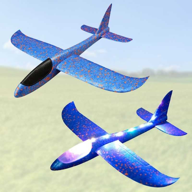Svævende skumfly med LED-lys - Havespil - 1