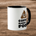 Sjov kaffekop – coffee makes me poop - Køkken Gadgets - 2