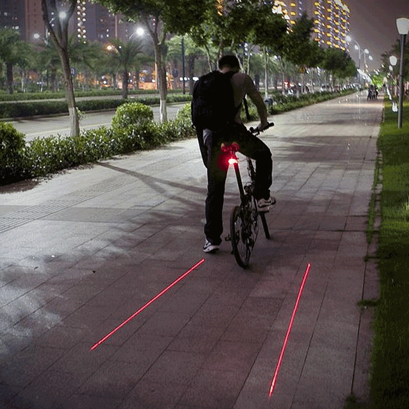 hensynsløs der ovre bjerg Laser Baglygte Til Cyklen | Optimer din sikkerhed i trafikken! Dingadget.dk