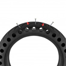 8,5" punkterfri gummidæk til el-løbehjul - M365 PRO