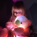 Bamse  med  LED-lys  -  50  cm - Julegave til veninde - 2