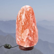 Himalaya salt lampe 2,5 - 3 kg - håndlavet - Lamper - 4