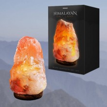 Himalaya salt lampe 2,5 - 3 kg - håndlavet - Lamper - 1