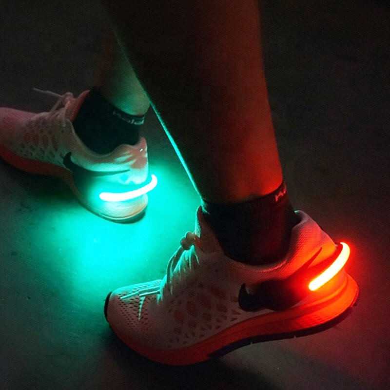 LED lysbånd til sko - 1 stk | din sikkerhed i mørket!