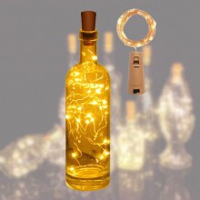 LED lyskæde til flasker