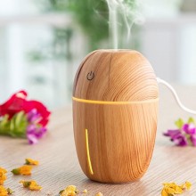 Mini diffuser med mulighed for aroma - honey pine look
