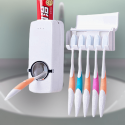 Automatisk tandpasta dispenser med tandbørsteholder - Hjem og have - 2