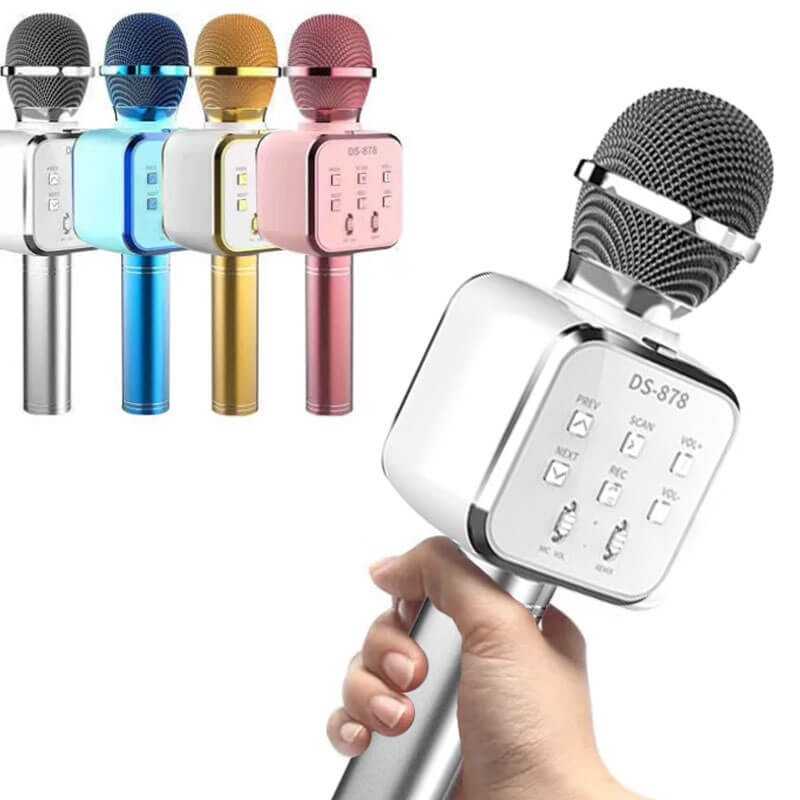 Gaveide? Trådløs Karaoke Mikrofon med Højtaler - Den Perfekte Gave Til Karaokeelskere