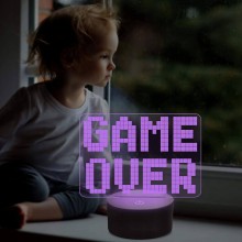 3D lampe Game Over - 3D lamper - 1