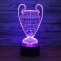 3D lampe fodbold pokal - 3D lamper - 4