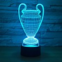 3D lampe fodbold pokal - 3D lamper - 2