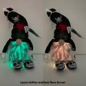 Halloween troldmand med LED-lys - 38 cm - Halloween gadgets - 4