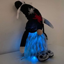 Halloween troldmand med LED-lys - 38 cm - Halloween gadgets - 7