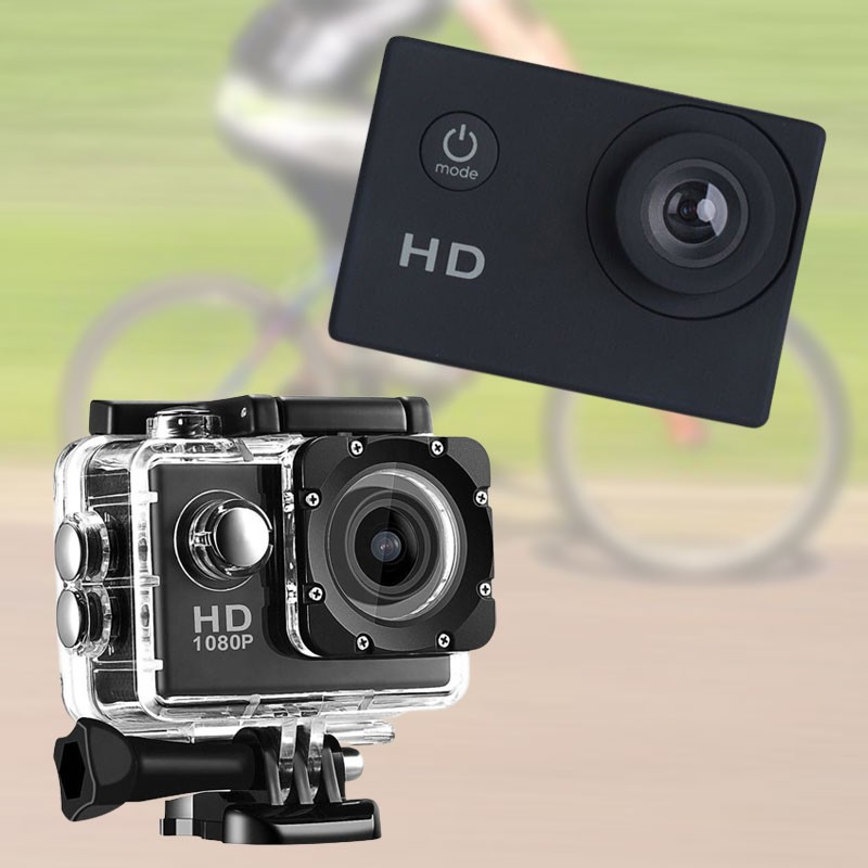 Action Kamera 720p 1080p Med Vandtæt Etui