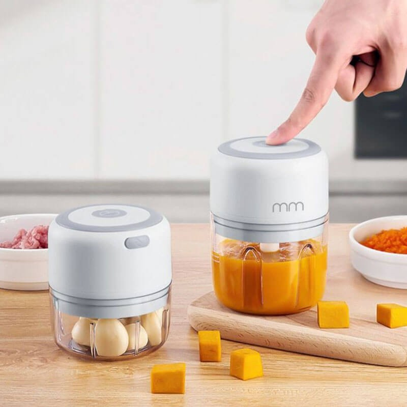 Genopladelig foodprocessor