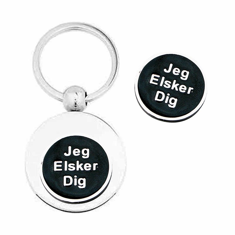 Nøgleringe med polet – Jeg elsker dig